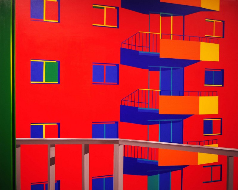 Image of Windows | Acrylic on Canvas | 60X46 in | 2012