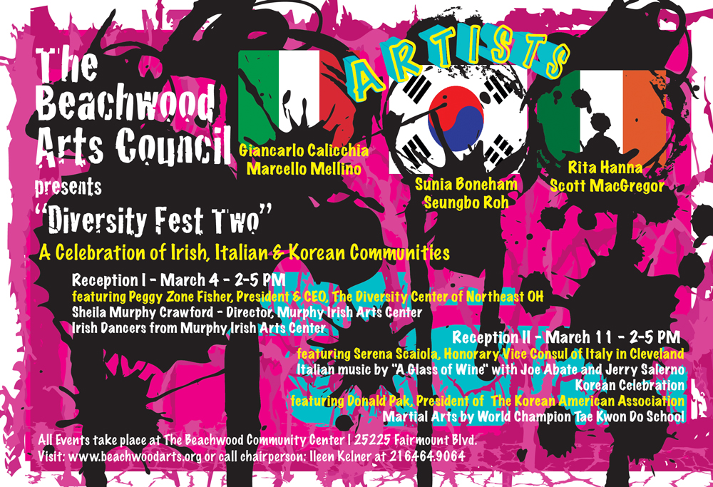 Front Side of DiversityFest 2 Card