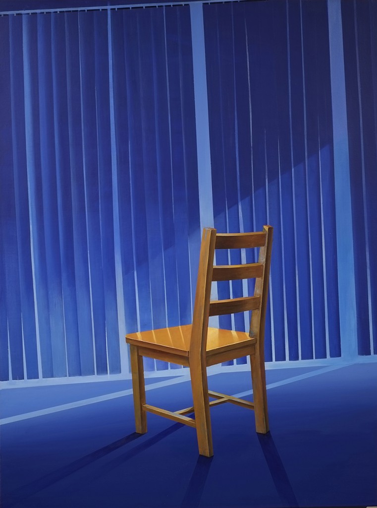 Chair Series Blue Space | Acrylic on Canvas | 30X40 in | 2014